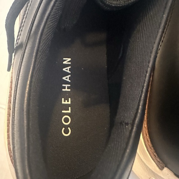 Cole Haan Men\'s Leather Grand Remix Oxfords Black 9.5 M New Without Box main image 5